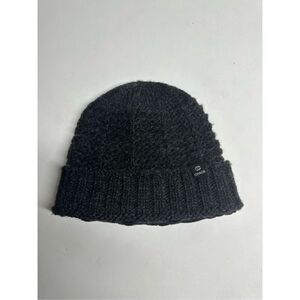 Chaos Wool Blend Knit Fleece Lined Unisex Beanie Hat Gray One Size Adult